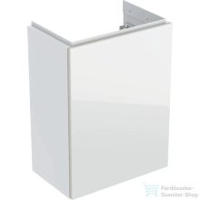   Geberit ACANTO 39,5x24,5x53,5 cm-es 1 ajtós alsószekrény,fényes fehér/üveg 500.607.01.2