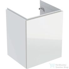   Geberit ACANTO 44,5x37,5x53,5 cm-es 1 ajtós alsószekrény,fényes fehér/üveg 500.608.01.2