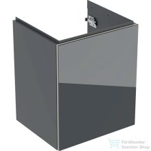   Geberit ACANTO 44,5x37,5x53,5 cm-es 1 ajtós alsószekrény,matt láva/fényes üveg 500.608.JK.2