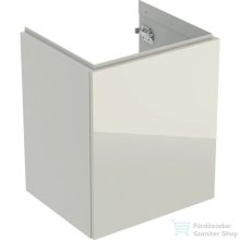  Geberit ACANTO 44,5x37,5x53,5 cm-es 1 ajtós alsószekrény,matt homokszürke/fényes üveg 500.608.JL.2