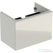   Geberit ACANTO 74x47,5x53,5 cm-es 1 fiókos alsószekrény mosdó nélkül,matt homokszürke/üveg,500.611.JL.2