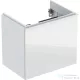 Geberit ACANTO 74x41,6x53,5 cm-es 1 fiókos alsószekrény mosdó nélkül,fehér/fényes üveg,500.615.01.2