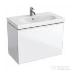 Geberit ACANTO 74x41,6x53,5 cm-es 1 fiókos alsószekrény mosdó nélkül,fehér/fényes üveg,500.615.01.2