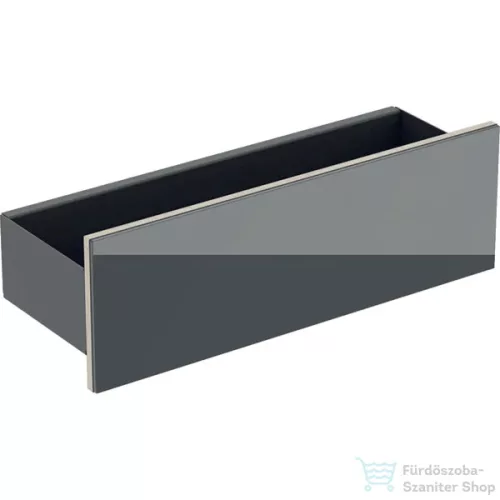 Geberit ACANTO 45 cm-es fali polc,matt láva/láva-fényes üveg 500.617.JK.2