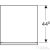 Geberit ACANTO 45x47,6x52 cm-es 1 fiókos fali szekrény belső fiókkal,fényes fehér/üveg 500.618.01.2