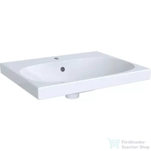 Geberit ACANTO 60x48 cm-es mosdó 2 csaplyukkal,fehér 500.620.01.2