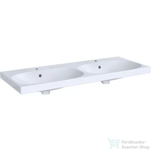 Geberit ACANTO 120x48 cm-es kétmedencés mosdó,fehér 500.627.01.2