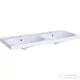Geberit ACANTO 120x48 cm-es kétmedencés mosdó,fehér 500.627.01.2
