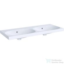   Geberit ACANTO 120x48 cm-es kétmedencés mosdó csaplyuk nélkül,fehér 500.628.01.2