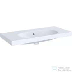   Geberit ACANTO 90x42 cm-es mosdó csaplyuk nélkül,fehér 500.634.01.2