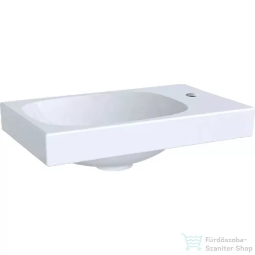 Geberit ACANTO 40x25 cm-es mosdó jobb oldali csaplyukkal,fehér 500.635.01.2