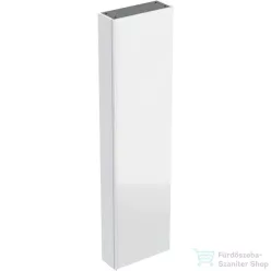   Geberit ACANTO 45x17,4x173 cm-es 1 ajtós magas szekrény,fényes fehér/üveg 500.637.01.2