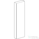 Geberit ACANTO 45x17,4x173 cm-es 1 ajtós magas szekrény,matt fekete/fekete fényes üveg 500.637.16.1
