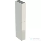 Geberit ACANTO 22x47,6x173 cm-es 2 fiókos magas szekrény,2 rekesszel,matt homokszürke/homokszürke fényes üveg 500.638.JL.2