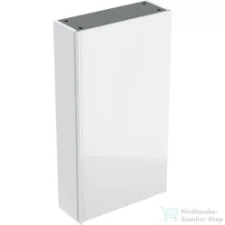   Geberit ACANTO 45x17,4x82 cm-es 1 ajtós fali szekrény belső tükörrel,fényes fehér/üveg 500.639.01.2