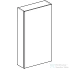 Geberit ACANTO 45x17,4x82 cm-es 1 ajtós fali szekrény belső tükörrel,fényes fehér/üveg 500.639.01.2
