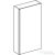 Geberit ACANTO 45x17,4x82 cm-es 1 ajtós fali szekrény, belső tükörrel,matt homokszürke/homokszürke fényes üveg 500.639.JL.2