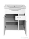 AQUALINE KERAMIA FRESH mosdótartó szekrény, 60,5x74x34cm, fehér 50063A