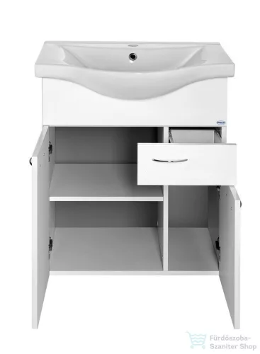AQUALINE KERAMIA FRESH mosdótartó szekrény, 60,5x74x34cm, fehér 50063A