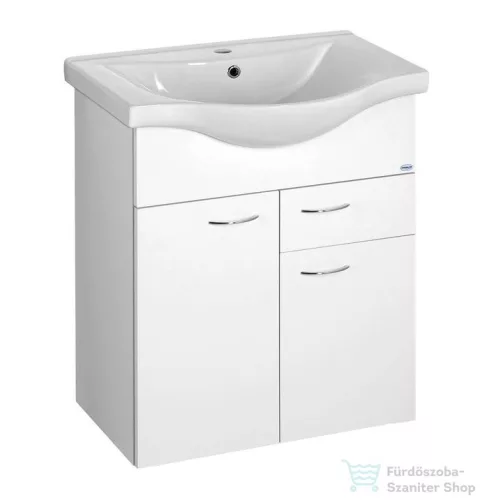 AQUALINE KERAMIA FRESH mosdótartó szekrény, 60,5x74x34cm fehér 50064A