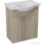 AQUALINE KERAMIA FRESH mosdótartó szekrény, 60,5x74x34cm, platina tölgy 50065