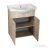 AQUALINE KERAMIA FRESH mosdótartó szekrény, 60,5x74x34cm, platina tölgy 50065