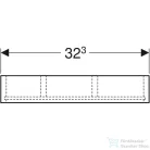 Geberit SMYLE SQUARE H elosztású fiókrendező felső fiókhoz,láva 500.677.00.1