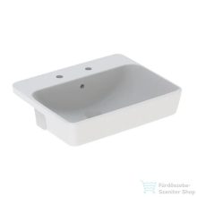   Geberit VARIFORM 55x45 cm-es félig beépíthető mosdó 2 csaplyukkal,fehér 500.682.01.1
