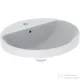 Geberit VARIFORM 50x45 cm-es beépíthető mosdó,alul mázas,fehér 500.713.01.2