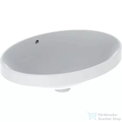 Geberit VARIFORM 55x40 cm-es beépíthető mosdó csaplyuk nélkül,fehér 500.716.01.2