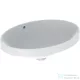 Geberit VARIFORM 55x40 cm-es beépíthető mosdó csaplyuk nélkül,alul mázas,fehér 500.717.01.2