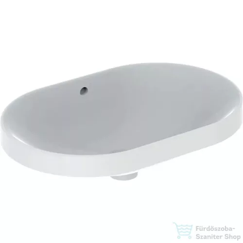 Geberit VARIFORM 60x40 cm-es beépíthető mosdó csaplyuk nélkül,fehér 500.728.01.2