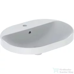   Geberit VARIFORM 60x45 cm-es beépíthető mosdó,alul mázas,fehér 500.733.01.2