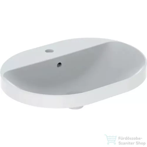 Geberit VARIFORM 60x45 cm-es beépíthető mosdó,alul mázas,fehér 500.733.01.2