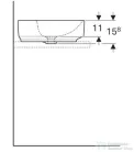 Geberit VariForm 45 cm pultra ültethető mosdó 500.769.01.2