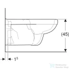 Geberit SELNOVA COMFORT SQUARE akadálymentes perem nélküli mélyöblítésű fali wc,fehér 500.791.01.7