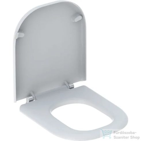 Geberit SELNOVA COMFORT SQUARE alsó rögzítésű akadálymentes,antibakteriális WC-ülőke,fehér 500.793.01.1