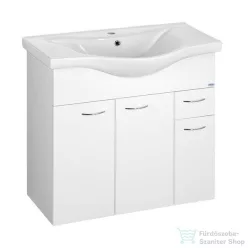   AQUALINE KERAMIA FRESH mosdótartó szekrény, 74,5x74x34,5cm, fehér 50082A