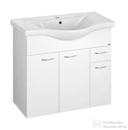 AQUALINE KERAMIA FRESH mosdótartó szekrény, 74,5x74x34,5cm, fehér 50082A