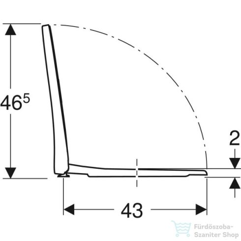 Geberit iCON lecsapódásgátlós wc ülőke gyorskioldó zsanérral,fehér 500.835.01.1