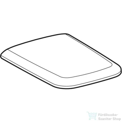 Geberit iCON SQUARE lecsapódásgátlós wc ülőke gyorskioldós zsanérral,fehér 500.837.01.1
