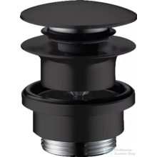   Hansgrohe klik-klak leeresztő túlfolyós mosdóhoz, matt fekete 50100670