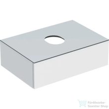   Geberit VARIFORM 75x51 cm-es 1 fiókos alsószekrény pultra ültethető mosdóhoz matt fehér takarólappal,fényes fehér 501.159.00.1
