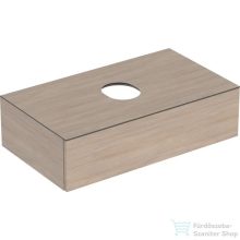   Geberit VARIFORM 75x51 cm-es 1 fiókos alsószekrény pultra ültethető mosdóhoz,tölgy 501.163.00.1