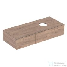   Geberit VARIFORM 120x51 cm-es 2 fiókos alsószekrény pultra ültethető mosdóhoz,hikoridió 501.174.00.1