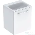 Geberit SELNOVA SQUARE 55x50,2 cm-es mosdó és 1 ajtós alsószekrény kombináció,fényes fehér 501.248.00.1