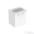 Geberit SELNOVA SQUARE 60x50,2 cm-es mosdó és 1 ajtós alsószekrény kombináció,fényes fehér 501.252.00.1
