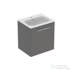 Geberit SELNOVA SQUARE 60x50,2 cm-es mosdó és 1 ajtós alsószekrény kombináció,matt láva 501.253.00.1