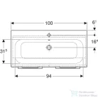 Geberit SELNOVA SQUARE 100x50,2 cm-es mosdó és 2 ajtós alsószekrény kombináció,matt láva 501.261.00.1