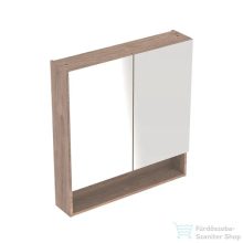   Geberit SELNOVA SQUARE 58,8x85 cm-es kétajtós tükrös szekrény,hikoridió 501.266.00.1